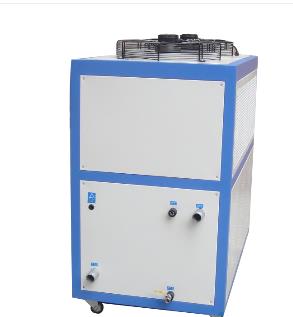 【風冷式冷水機】熱量帶走，溫度升高